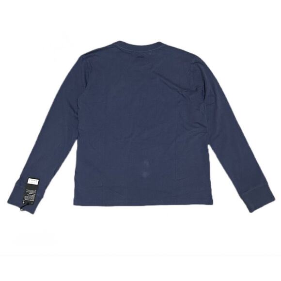 Allbirds Women's Allgood Organic Cotton Long Sleeve Tee Hazy Indigo Size M. NWT - Picture 4 of 4